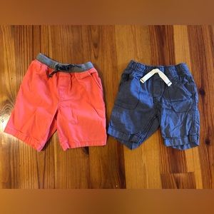 Two pairs of boys shorts, size 5T, Carter’s